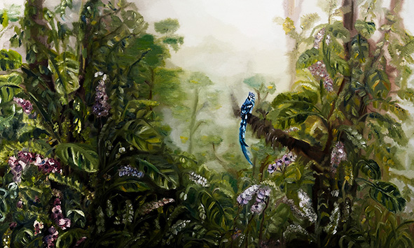 Ręcznie malowany obraz Arles — Przystanek Amazonia | Wallfam