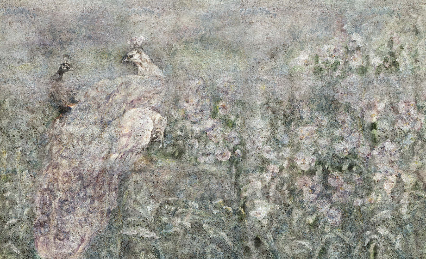 Ręcznie malowany obraz Lascaux — Paleta piór | Wallfam
