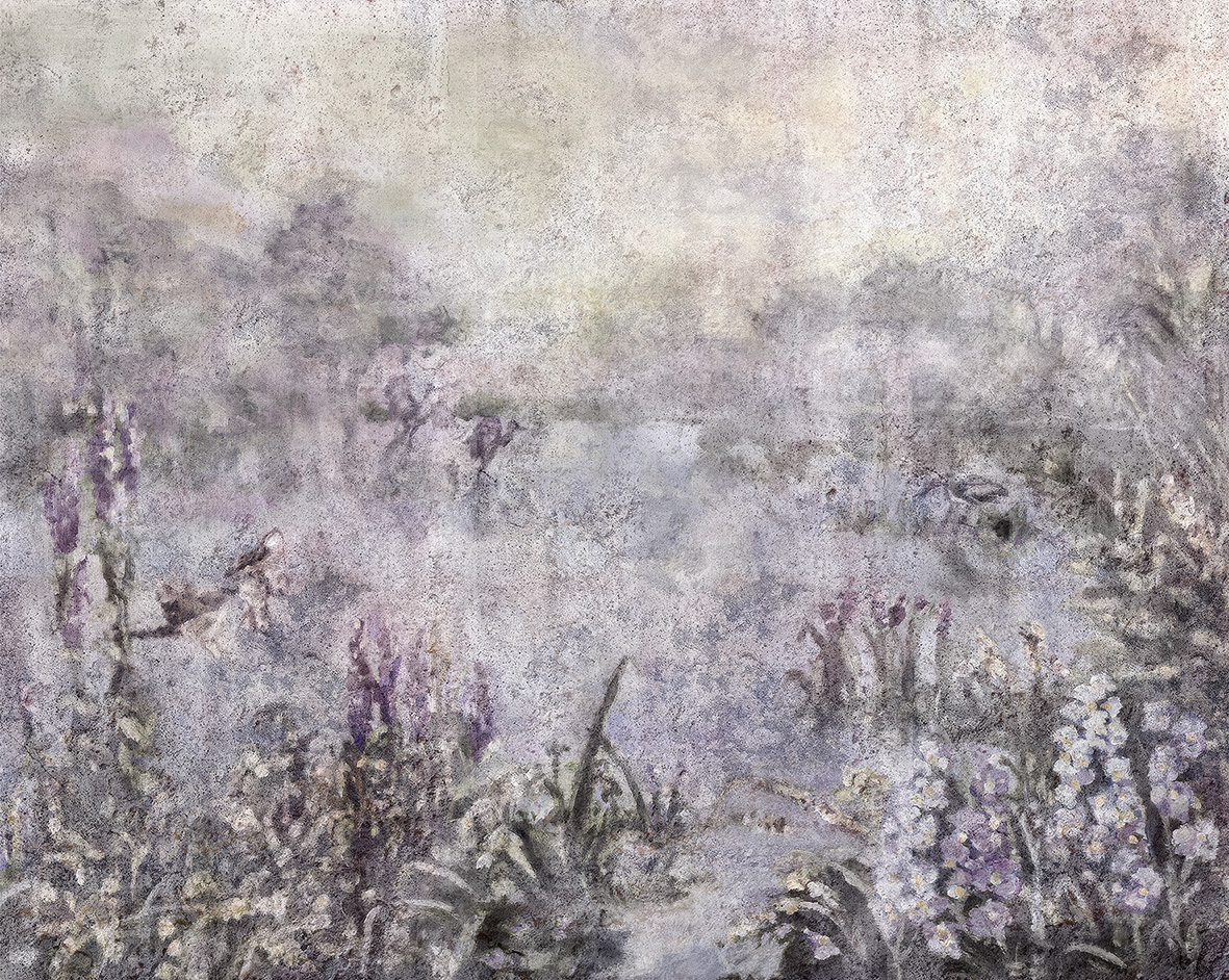 Tapeta artystyczna Lascaux — Wieczorne trele, wizualizacja wnętrza | Wallfam