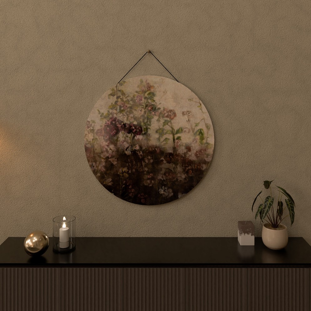 Ręcznie malowany obraz botaniczny — Paleta piór, wersja 2 | Wallfam